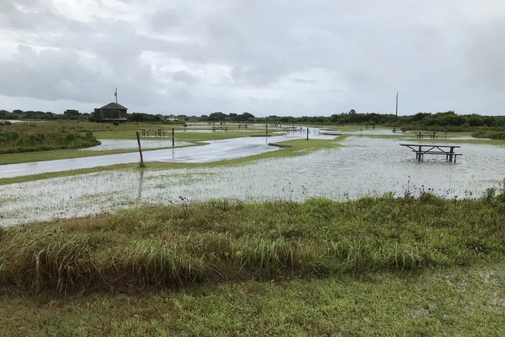 Cape point campground flooding