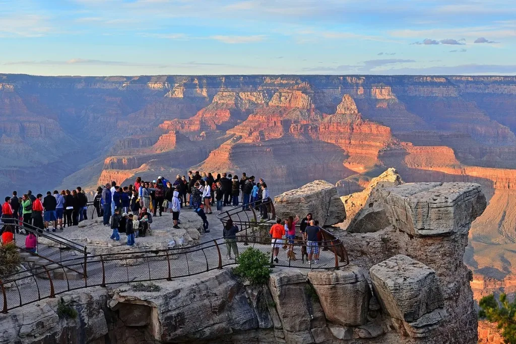 Grand canyon mather point south rim