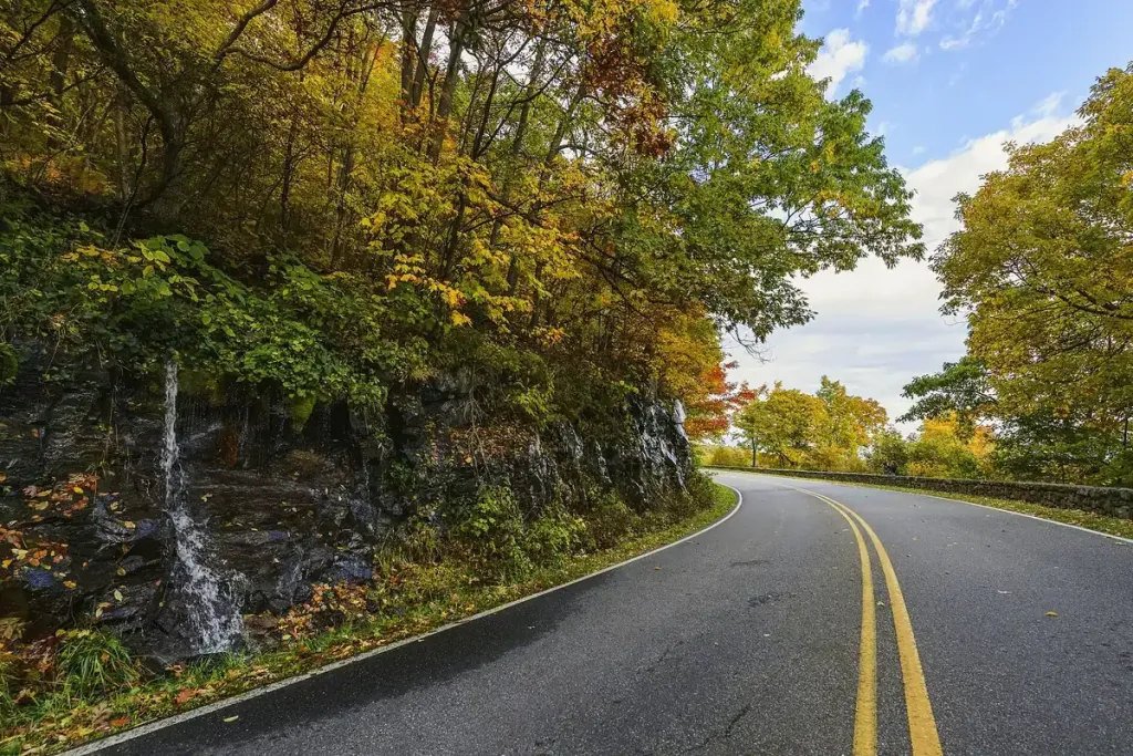 Shenandoah skyline drive fall color