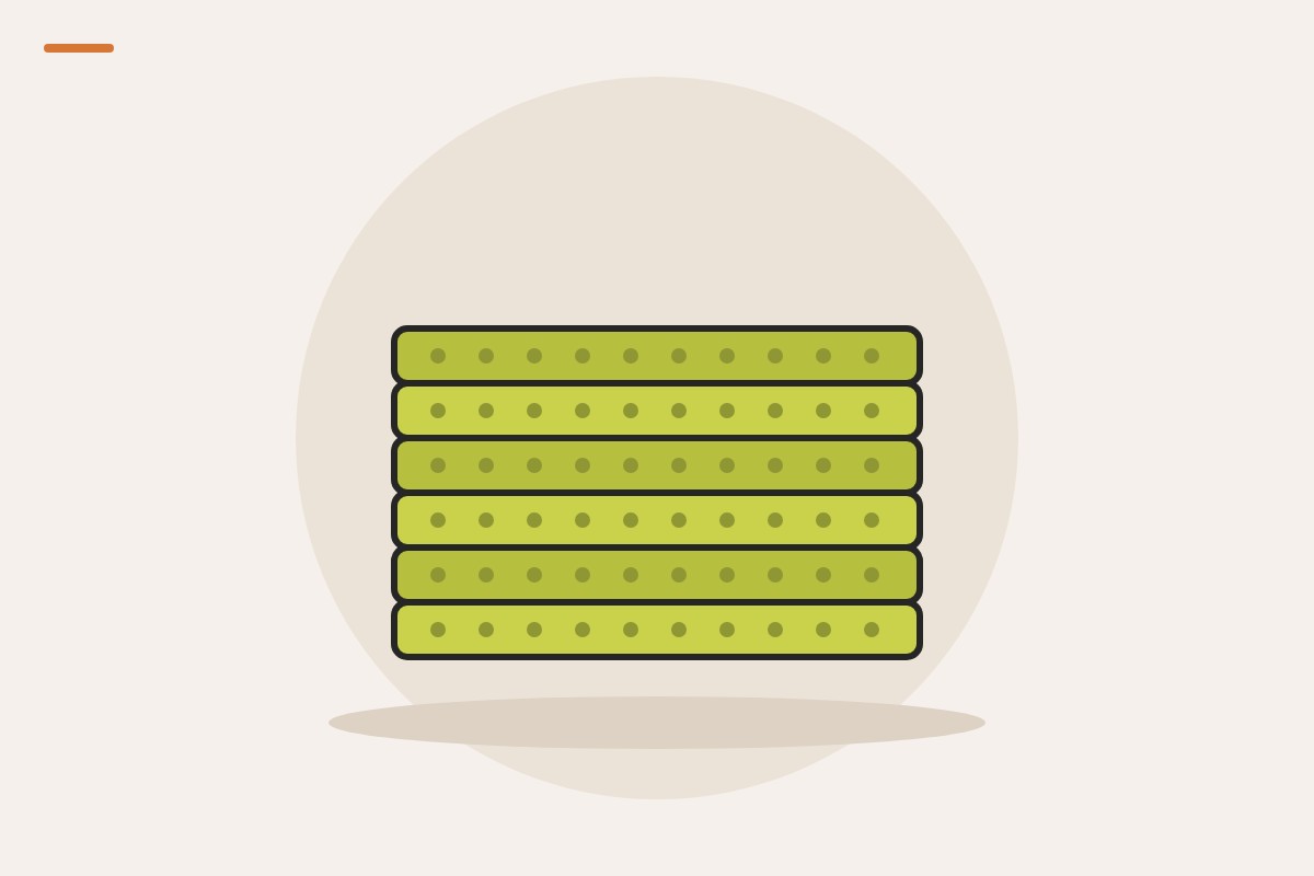 Illustration of a folded green closed-cell foam sleeping pad